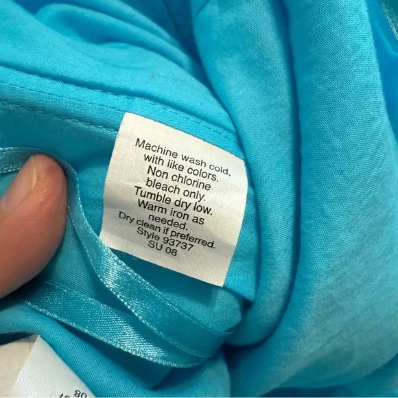 J. Crew Strapless Turquoise Dress - Picture 6 of 8